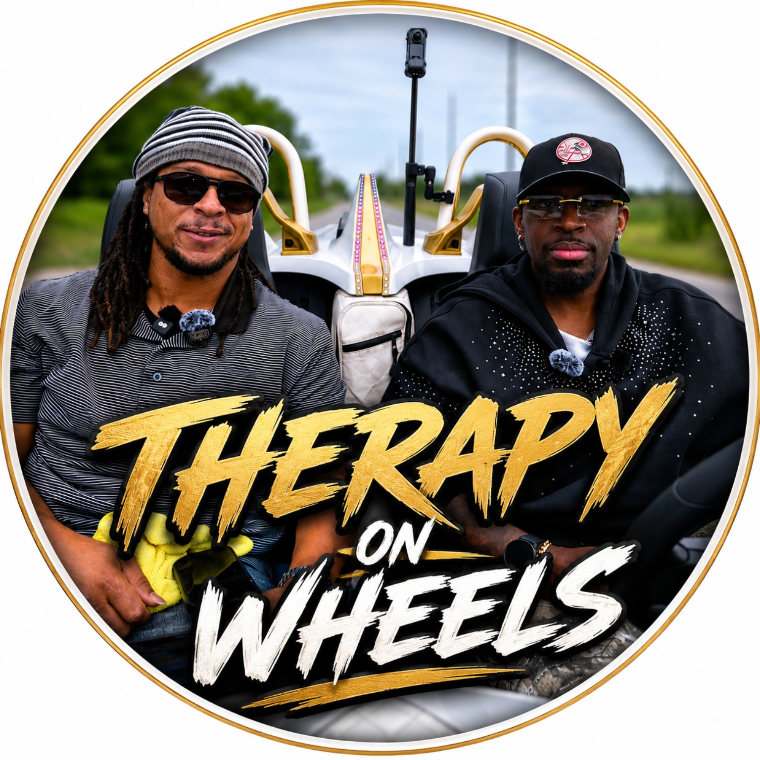 Therapy On Wheels — Steve and Dre riding together